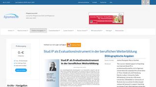 
                            11. Stud.IP als Evaluationsinstrument in der beruflichen Weiterbildung