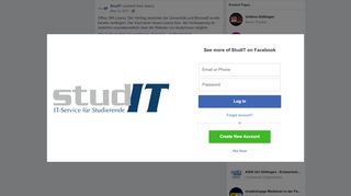 
                            5. StudIT - Office 365 Lizenz: Der Vertrag zwischen der... | Facebook