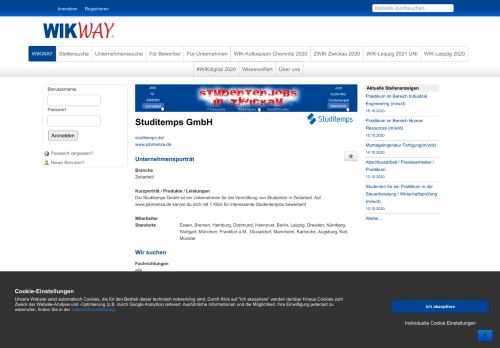 
                            13. Studitemps GmbH — WIKWAY