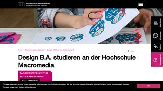 
                            2. Studium Design BA | Hochschule Macromedia | 7 Semester - hKDM