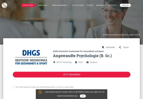 
                            6. Studium Ismaning Psychologie DHGS Deutsche Hochschule für ...