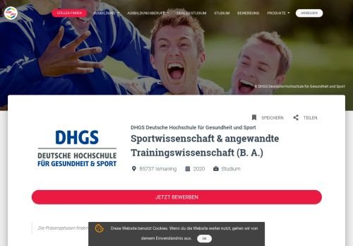 
                            7. Studium Ismaning Sport und angewandte Trainingswissenschaft ...