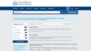 
                            3. Studium Online - Uni Hohenheim