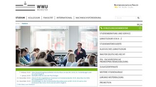
                            12. Studium - Rechtswissenschaftliche Fakultät WWU Münster