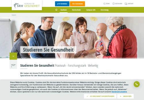 
                            4. Studium - SRH Hochschule für Gesundheit