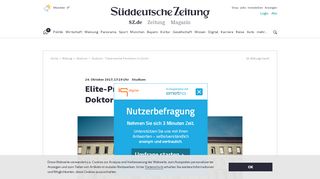 
                            10. Studium - Tränenreiche Promotion in Zürich - Bildung - Süddeutsche.de