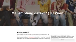 
                            12. Studo Blog - Mailempfang defekt? (TU Wien)