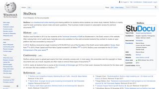 
                            12. StuDocu - Wikipedia