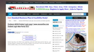 
                            3. Studware NOUN Student Login page | www ... - martins library