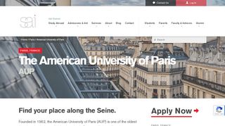 
                            9. Study Abroad at the American University of Paris (AUP) | SAI