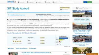 
                            8. Study Abroad with SIT Study Abroad