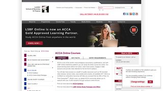 
                            1. Study ACCA Online Courses | Distance Learning | LSBF