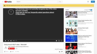 
                            6. Study Assist HELP video - 'Meredith' - YouTube