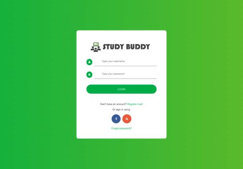 
                            8. Study Buddy Login - ODU CS