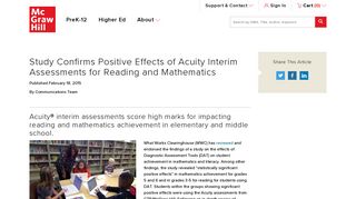 
                            1. Study Confirms Positive Effects of Acuity Interim Assessments for ...