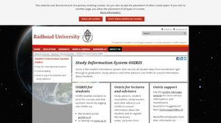 
                            8. Study Information System OSIRIS - Radboud University