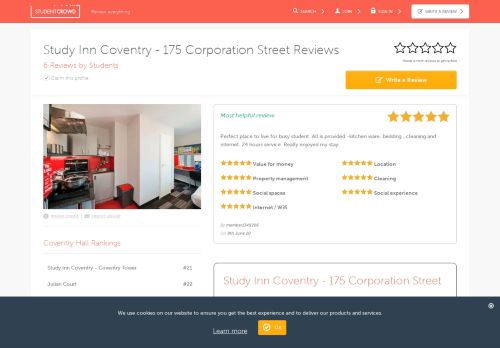 
                            7. Study Inn Corporation Street, Coventry - 0 Reviews by Students