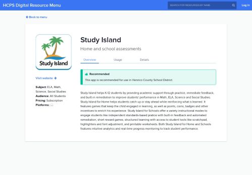 
                            7. Study Island - Clever