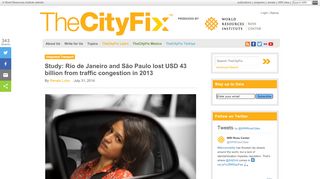 
                            12. Study: Rio de Janeiro and São Paulo lost USD 43 billion from traffic ...