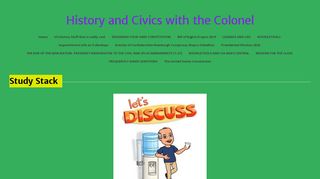 
                            10. Study Stack - History and Civics with the Colonel