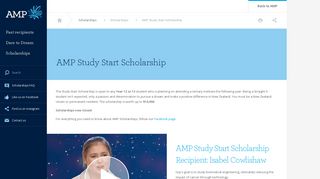 
                            3. Study Start Scholarship - Year 12 or 13 Students | AMP