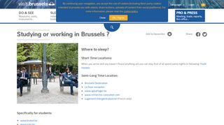 
                            9. Studying or working in Brussels ? | Visit Brussels