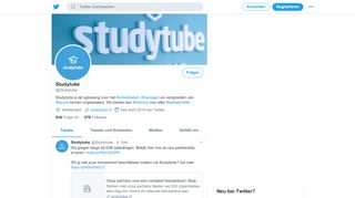 
                            8. Studytube (@Studytube) | Twitter