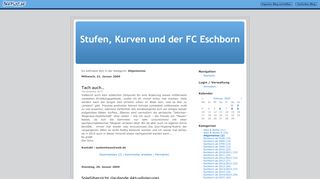 
                            13. Stufen, Kurven und der FC Eschborn