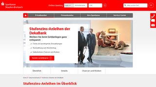 
                            12. Stufenzins-Anleihen der DekaBank | Sparkasse Staufen-Breisach