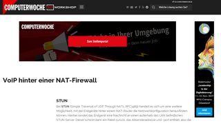 
                            13. STUN - VoIP hinter einer NAT-Firewall - TecChannel Workshop