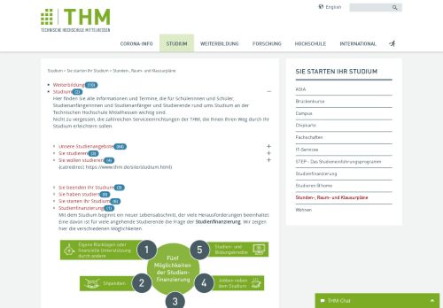 
                            5. Stunden-, Raum- und Klausurpläne - THM