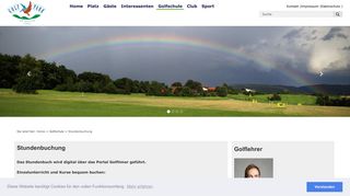 
                            9. Stundenbuchung - Golfclub am Deister -