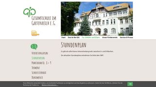 
                            4. Stundenplan - Gesamtschule im Gartenreich