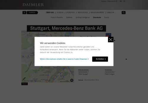 
                            8. Stuttgart, Mercedes-Benz Bank AG | Daimler > Karriere > Über uns ...
