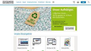 
                            5. Stuttgarter Nachrichten | Abo & Service: Startseite