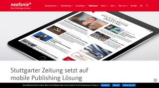 
                            11. Stuttgarter Zeitung setzt auf mobile Publishing Lösung - Neofonie