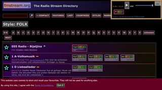 
                            5. Style: Folk - Radio Stream Directory