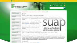 
                            8. SUAP — Portal IFRN