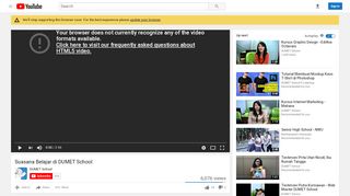 
                            7. Suasana Belajar di DUMET School - YouTube