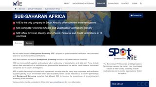 
                            8. Sub-Saharan Africa - MIE