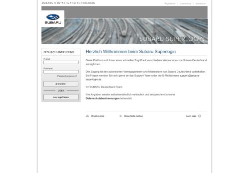 
                            1. Subaru Superlogin