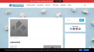 
                            2. subcentral Addon for Kodi - TV Addons