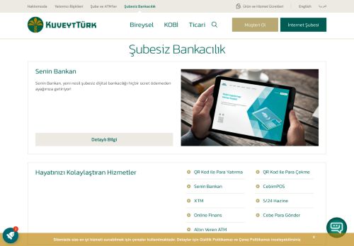 
                            3. Şubesiz Bankacılık | Kuveyt Türk Katılım Bankası