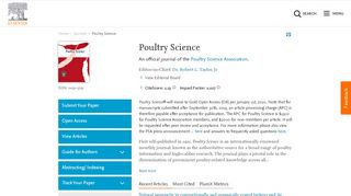 
                            8. Submission Online | Poultry Science | Oxford Academic