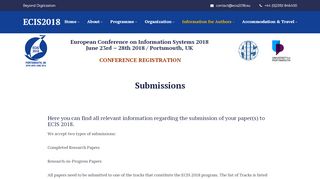 
                            1. Submissions – ECIS2018