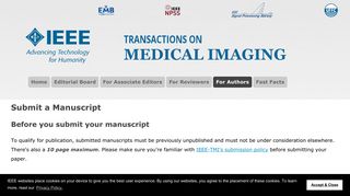 
                            12. Submit a Manuscript | Transactions on Medical Imaging