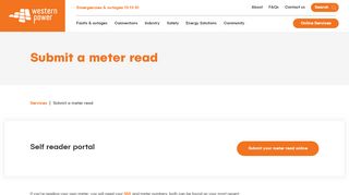 
                            5. Submit A Meter Read Online - Western Power Self Reader