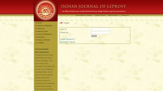 
                            9. Submit Article - Indian Journal of Leprosy - a quarterly scientific journal ...