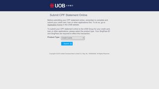 
                            6. Submit CPF Statement Online - UOB