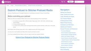 
                            5. Submit Podcast to Stitcher Podcast Radio - Blubrry Podcasting ...